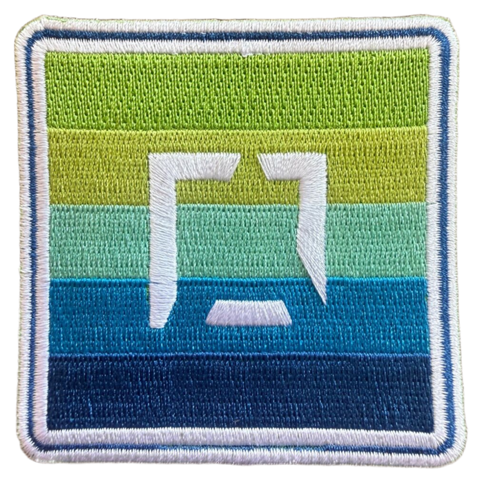 Custom company logo embroidered patch