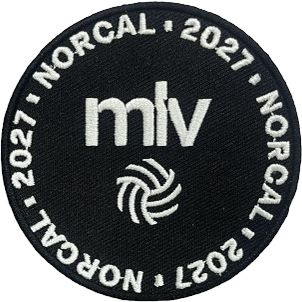 Round 2027 NORCAL mlv embroidered patch