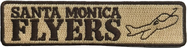 Santa Monica Flyers branded patch example
